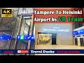 Tampere to Helsinki Airport (Vantaa) by Train | Finland VR Train