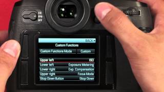 Leica S (Typ 006) Instructional Video - Setup Menu and Custom Functions