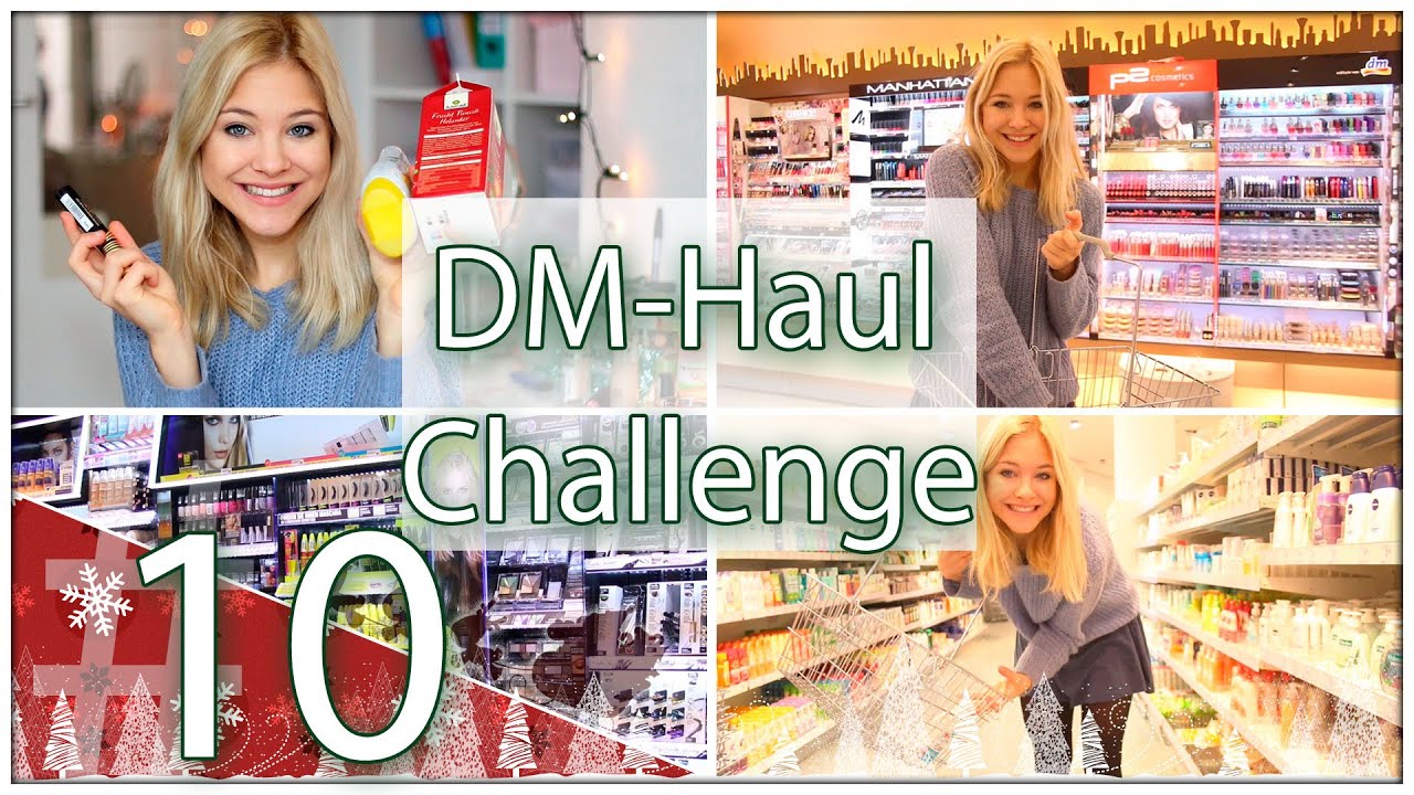 Dm Haul Challenge Weihnachtsedition Santagirls 10 Youtube