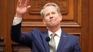 Ga Gov. Brian Kemp is leaving the Capitol soon, but not quietly