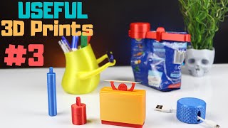 USEFUL 3D Prints | 6 Practical 3D Printed Ideas #3