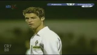 Estréia de Cristiano Ronaldo Pela Seleção Portuguesa [2003]