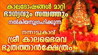 കാലദോഷങ്ങളിൽ നിന്ന് മോചനം,സർവ്വഐശ്വര്യങ്ങളും നൽകുന്ന   നന്നാട്ടുകാവ് ശ്രീകാലഭൈരവ ഭൂതത്താൻ ക്ഷേത്രം