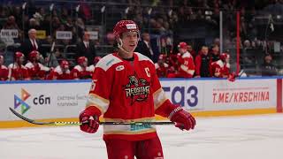 Captain Spencer Foo mic'd up at Vityaz game