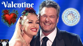 Gwen Stefani & Blake Shelton Synastry Chart Cosmic Chemistry