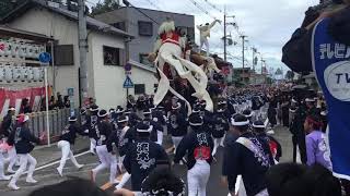 令和元年10月13日東岸和田地区(矢代寸神社宮入宮出)