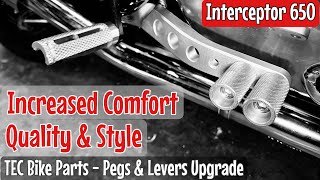 Royal Enfield TEC Bike parts Foot pegs  & Levers - Interceptor 650