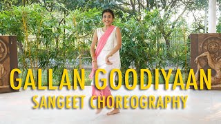 Gallan Goodiyaan Dance | Easy Steps | Easy Sangeet Choreography