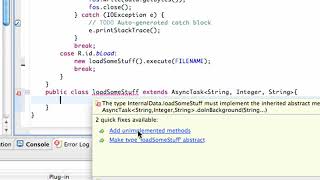 Android Application Development Tutorial 101 Async Task class to load stuff YouTube