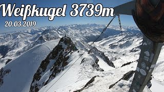 Weißkugel 3739m.Ötztaler Alpen/20.03.2019