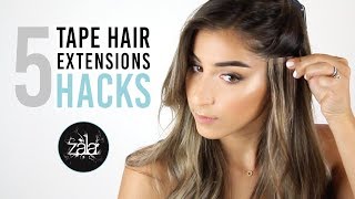 Tape Hair Extensions Hacks for Perfect Blending | ZALA Hair Extensions