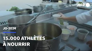 Nourrir 15.000 athlètes aux JO-2024 à Paris, "un défi culinaire et logistique" | AFP