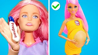 Barbie is Pregnant! RICH vs BROKE DOLL HACKS || Incredible Gadgets & Genius Crafts by Gotcha! Viral
