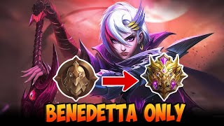 NAMATIN MOBILE LEGEND PAKAI BENEDETTA ONLY