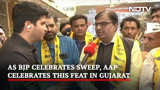 Gujarat Election Results | As BJP Celebrates Sweep, AAP Celebrates This Feat In Gujarat