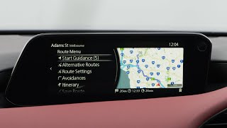 How To Use Mazda Connect GPS Navigation for Mazda 3 and CX-30 - Easy To Follow Instructions