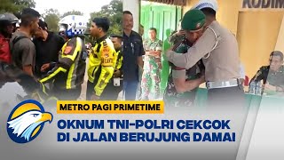 Oknum TNI-Polri Sepakat Damai usai Bentrok di Jalan