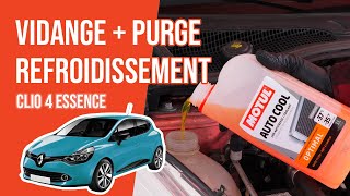 Comment Vidanger et Purger son Circuit de Liquide de Refroidissement Clio 4 1.2 16V 🚗