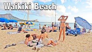 HAWAII PEOPLE 🏖 2 Hours! Walking Tour on the Beach and Street in Waikiki ☀️ #walkingtour  #hawaii