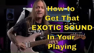 Monday Guitar Motivation - Simple Tips for Exotic Sounding Solos