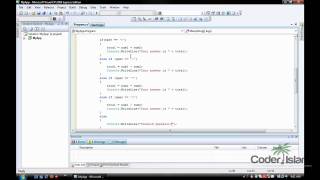 Visual C# Console Tutorial - Basic Calculator
