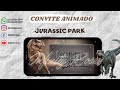 Convite Animado - Jurassic Park