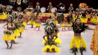 Tahiti Fete Hilo Group Dancing Kids