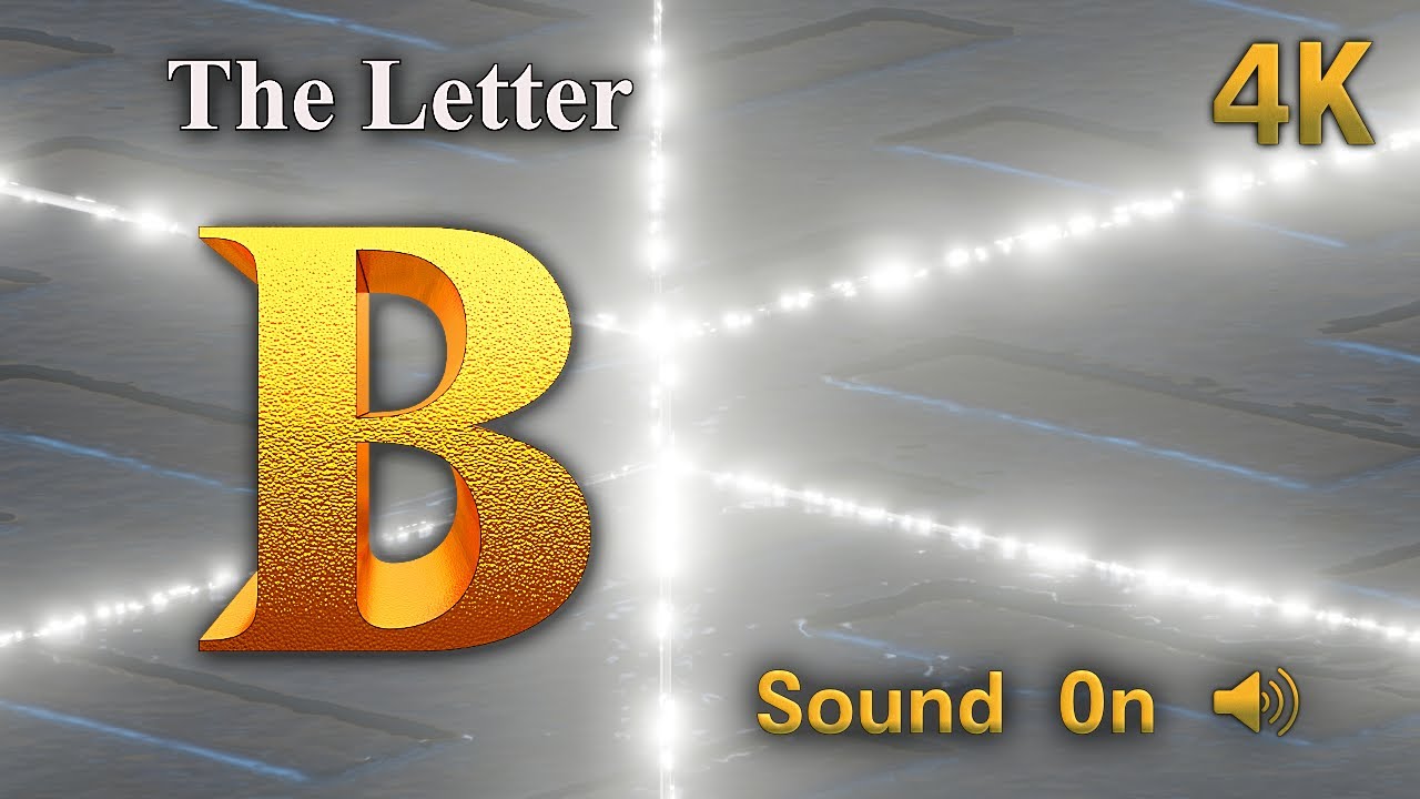 The Letter B From 36 Days Of Type - YouTube