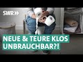 Teure, wassersparende Toiletten funktionieren nicht richtig | Marktcheck SWR