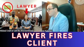 Lawyer FIRES Client In Court! Judge Fleischer Reacts