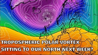 Tropospheric Polar Vortex Sitting to our North Next Week? 13th December 2024