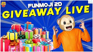 Funmoji 2D Giveaway LIVE 🎁🎉🎊||  Jaan Jigiris || Infinitum Media