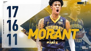 Full highlights: Ja Morant's incredible triple-double in NCAA tournament