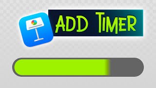 How to make a Timer in Apple Keynote on Mac