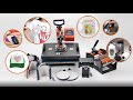 how to use mecolour 8 in 1 multifunctional heat press machine