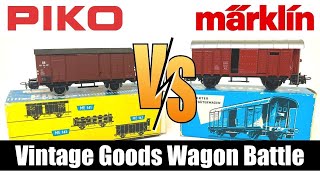 Epic battle of the vintage German wagons! Piko Vs Marklin  Vintage Model Railway Review