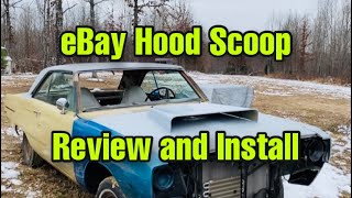 eBay Hemi Hood Scoop Install