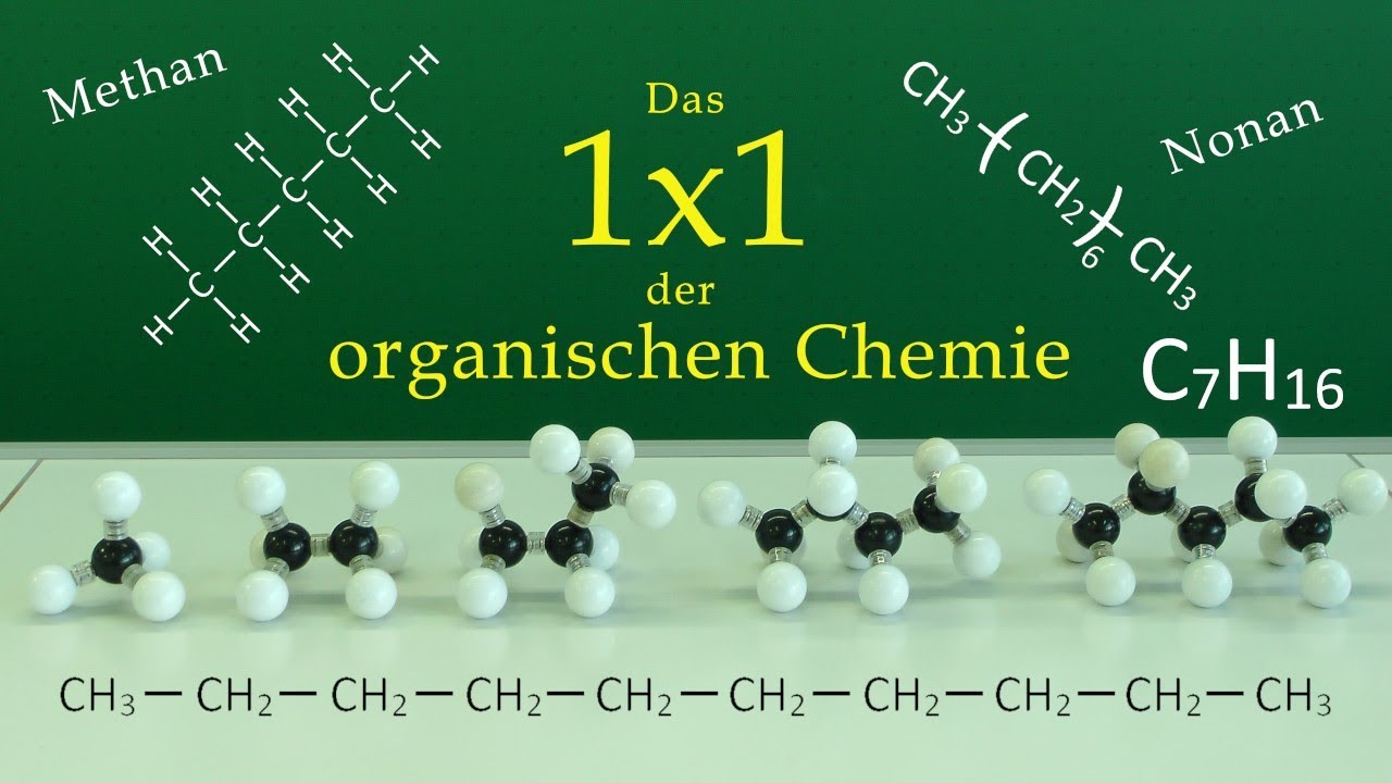 Methan, Ethan, Propan ... - Die Homologe Reihe Der Alkane - YouTube