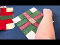 simple quilt double v block using 2 1 2 inch strips 12th in our series to use leftover strips