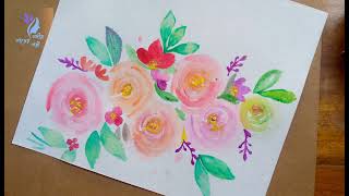 HOW TO DRAW BEAUTIFUL FLOWER | ART BY TARIN |