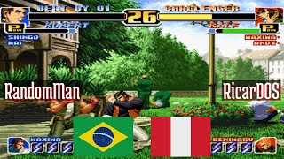 FT5 @kof99: RandomMan (BR) vs RicarDOS (PE) [King of Fighters 99 Fightcade] Dec 25