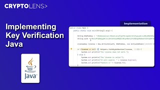 Software Licensing System for Java Code - Cryptolens Key Verification