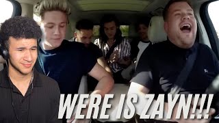 ONE DIRECTION CARPOOL JAMES CORDON 2015 REACTION