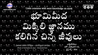 భూమిమీద మిక్కిలి జ్ఞానము కలిగిన చిన్న జీవులు • Little creatures with most knowledge on earth