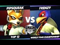 SWT Championship Top 12 - Pipsqueak (Fox) Vs. Frenzy (Falco) SSBM Melee Tournament