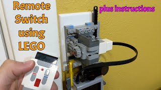 Remote Controlled Light Switch Using LEGO