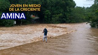 RIO AMINA TAPANDO EL PUENTE Lidia Checo conociendo nuestros campos RD🇩🇴