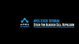 Unity tutorial Apex Steer, Steer For Blocked Cell Repulsion