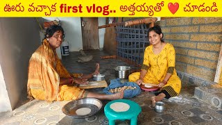 మా అత్తయ్యతో మొదటి vlog.. ఇల్లంతా ఇంకా.. మాములుగా లేదు పిల్లలతో చూడండి