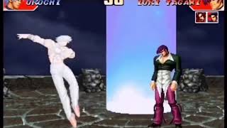 拳皇97,kof97八神调戏大蛇说是开无敌的可以出门右拐了